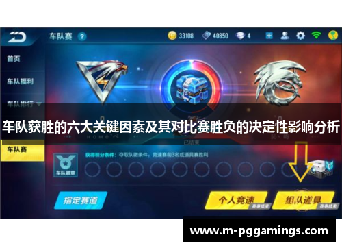 车队获胜的六大关键因素及其对比赛胜负的决定性影响分析